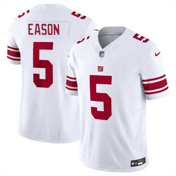 Men & Women & Youth New York Giants #5 Jacob Eason White 2023 F.U.S.E. Vapor Untouchable Limited Jersey->new york giants->NFL Jersey